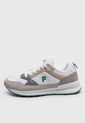Tenis Lifestyle Blanco-Gris-Verde FILA Trihur de Fila