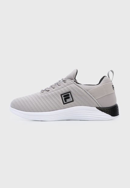 Tenis Running Gris-Blanco-Negro Fila