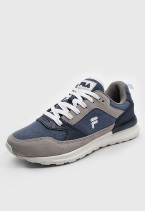 Tenis Lifestyle Azul Navy-Gris-Marfil Fila Trihur