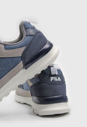 Tenis Lifestyle Azul Navy-Gris-Marfil Fila Trihur