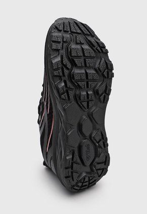 Tenis Running Negro-Rojo-Gris Fila Dandier