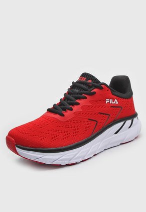Tenis Running Rojo-Negro-Blanco Fila Runpored