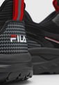 Tenis Running Negro-Rojo-Gris Fila Dandier de Fila
