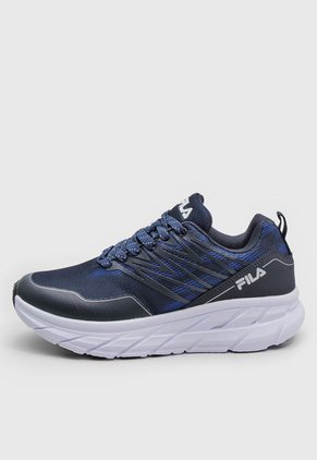 Tenis Running Azul Navy-Blanco-Azul Fila Runmer