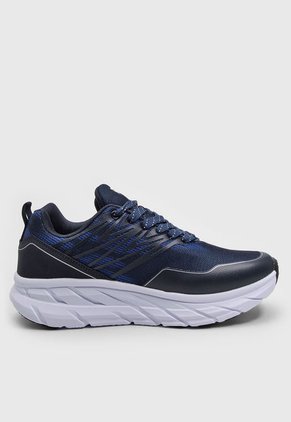 Tenis Running Azul Navy-Blanco-Azul Fila Runmer