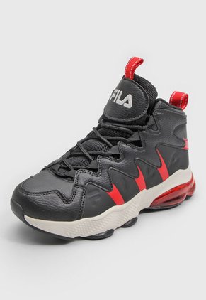 Tenis Lifestyle Negro-Rojo-Marfil Fila Airtemer