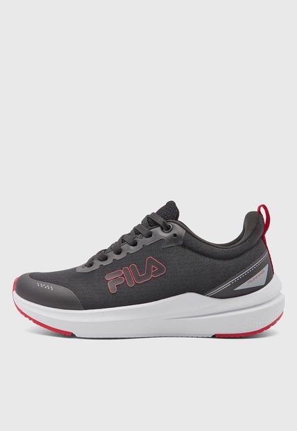 Tenis Running Negro-Blanco-Rojo FILA Giancarlo