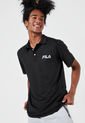 Camiseta Polo Negro Fila de Fila