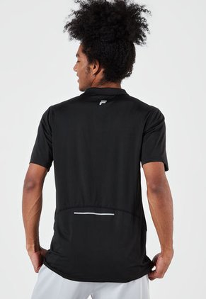 Camiseta Polo Negro Fila
