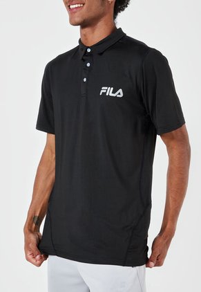 Camiseta Polo Negro Fila