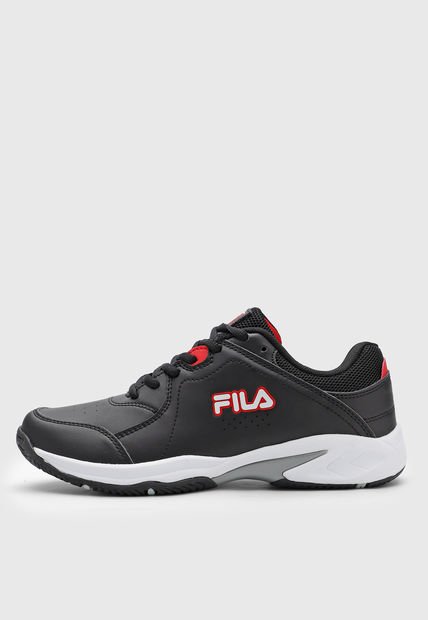 Tenis para Tennis Negro-Rojo-Blanco Fila Courtdan