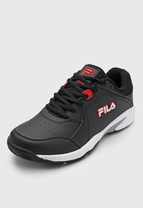 Tenis para Tennis Negro-Rojo-Blanco Fila Courtdan
