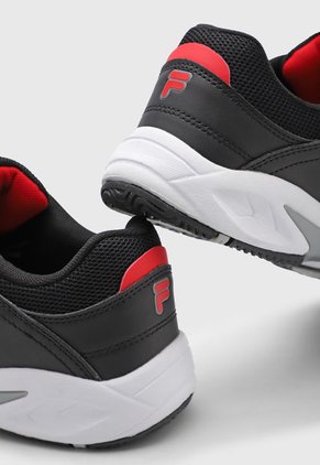 Tenis para Tennis Negro-Rojo-Blanco Fila Courtdan