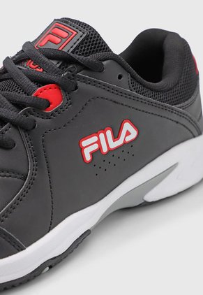 Tenis para Tennis Negro-Rojo-Blanco Fila Courtdan