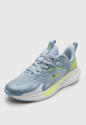 Tenis Running Azul Raf-Amarillo Neón Fila Runmer