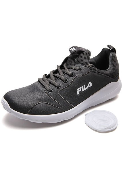 Tenis Gris-Blanco Fila