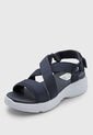 Sandalia Plataforma Azul Navy-Blanco Fila Sait de Fila