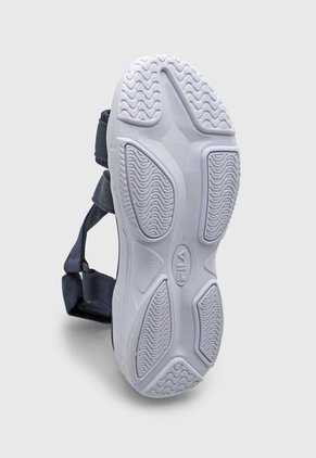 Sandalia Plataforma Azul Navy-Blanco Fila Sait