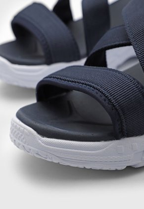 Sandalia Plataforma Azul Navy-Blanco Fila Sait