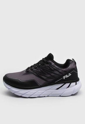 Tenis Running Negro-Gris-Blanco FILA Runmer