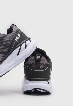 Tenis Running Negro-Gris-Blanco FILA Runmer