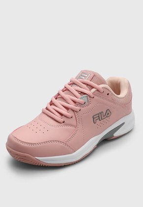 Tenis para Tennis Rosa-Blanco-Gris Fila Courtdan