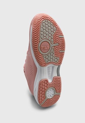 Tenis para Tennis Rosa-Blanco-Gris Fila Courtdan