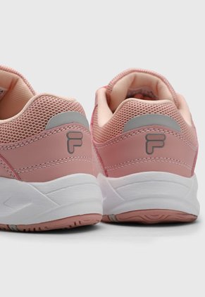 Tenis para Tennis Rosa-Blanco-Gris Fila Courtdan
