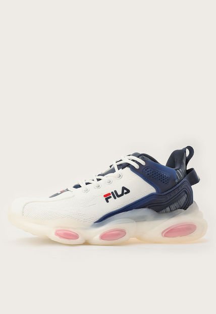 Tenis Basketball Blanco-Azul Navy-Rojo Fila Abile