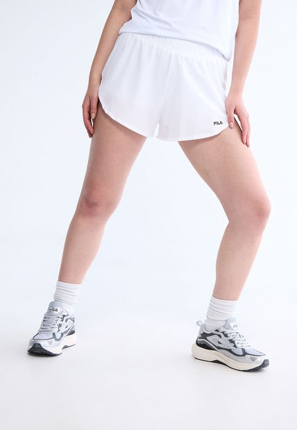 Pantaloneta Blanco-Negro FILA Berter