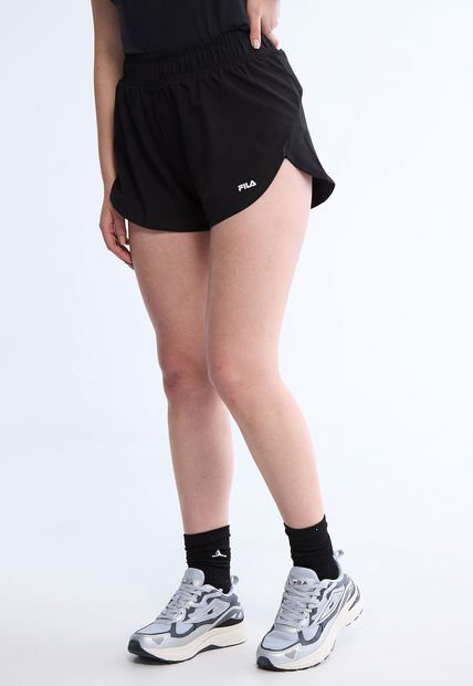 Pantaloneta Negro-Blanco FILA Berter