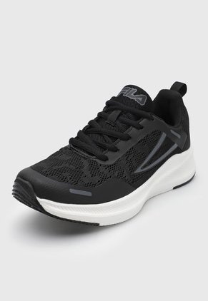 Tenis Lifestyle Negro-Blanco-Gris Fila Madrid Road