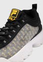 Tenis Lifestyle Negro-Gris-Amarillo Fila Disruptor 2 de Fila