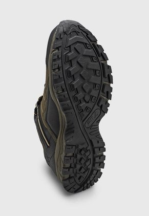 Tenis de Senderismo Verde Oliva-Negro-Amarillo Fila Outnner