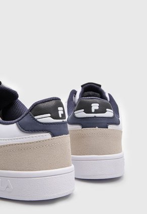 Tenis Lifestyle Blanco-Azul-Beige FILA Clafer