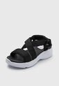 Sandalia Plataforma Negro-Gris Fila Megan de Fila