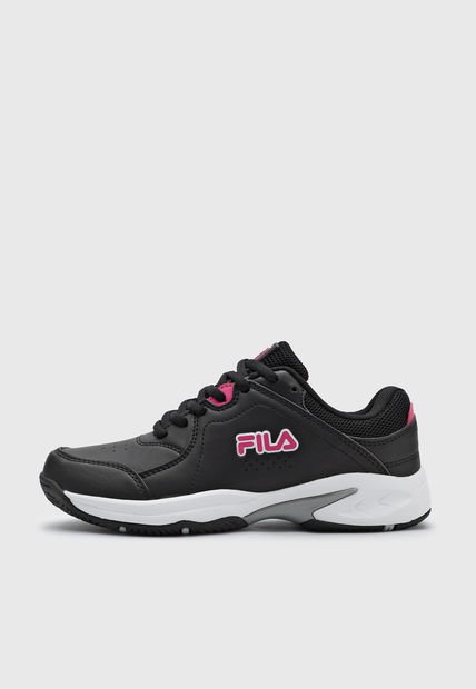 Tenis para Tennis Negro-Fucsia-Blanco Fila Courtdan