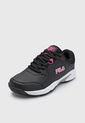 Tenis para Tennis Negro-Fucsia-Blanco Fila Courtdan de Fila