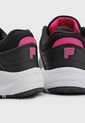 Tenis para Tennis Negro-Fucsia-Blanco Fila Courtdan de Fila