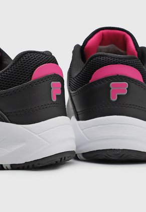 Tenis para Tennis Negro-Fucsia-Blanco Fila Courtdan