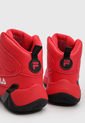 Tenis Basketball Rojo-Negro FILA Hi-Man de Fila