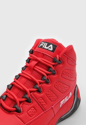 Tenis Basketball Rojo-Negro FILA Hi-Man