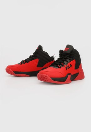 Tenis Basketball Rojo-Negro Fila Worderland HB