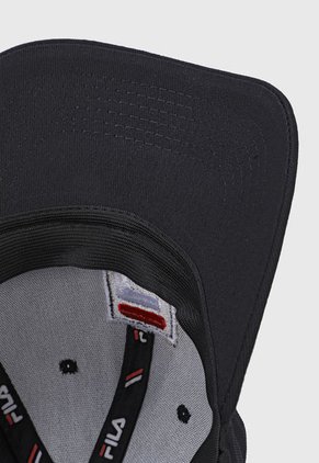 Gorra Negro-Blanco-Rojo Fila