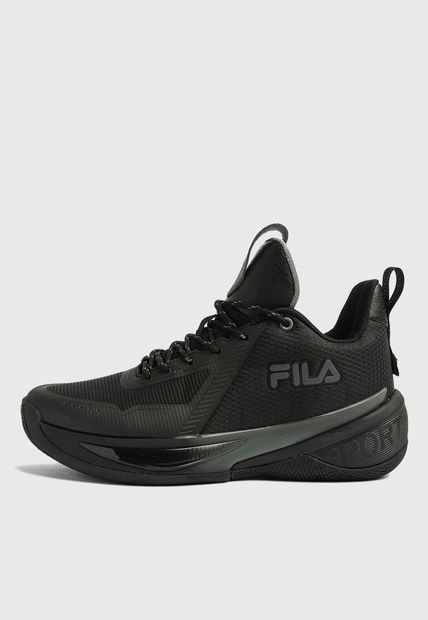 Tenis Basketball Negro-Gris FILA Dunkdrink