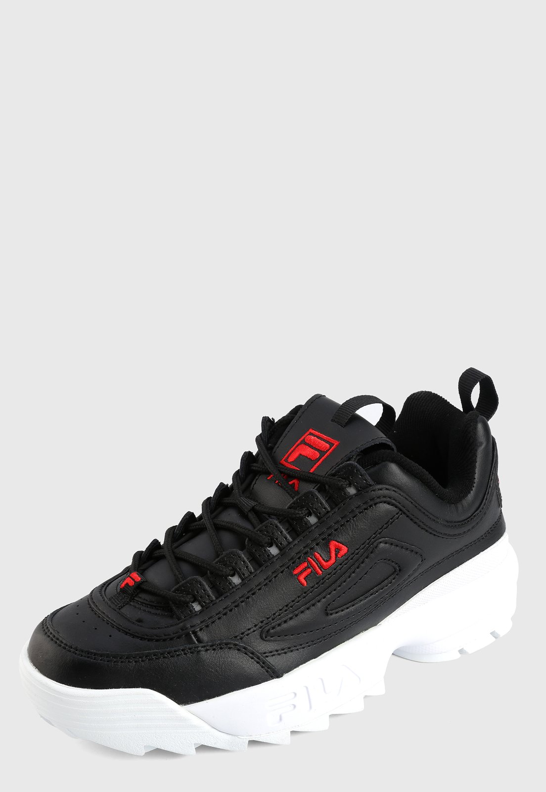 Tenis Lifestyle Negro-Rojo-Blanco Fila - Compra Ahora | Dafiti Colombia