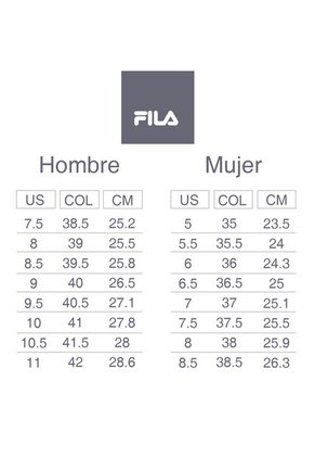 TENIS FILA MUJER 200070BLK Talla 6.5