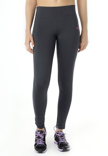 Pantalón Fila Gris-Fucsia