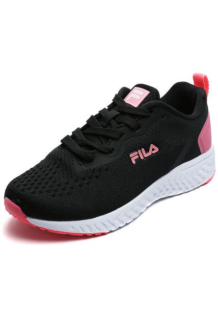 Tenis Negro-Blanco-Rosa Fila Ws Blushing