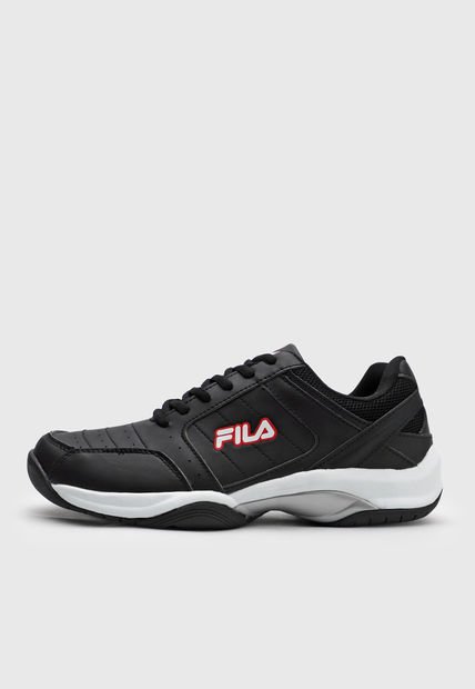 Tenis para Tennis Negro-Blanco-Rojo FILA Courtder